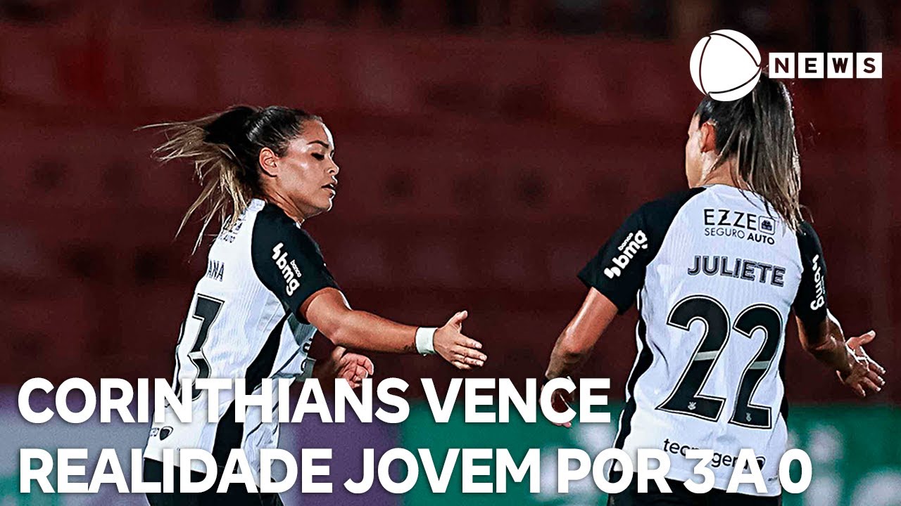 Paulistão Feminino: Corinthians vence Realidade Jovem por 3 a 0 - YouTube