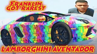 Franklin Rarest Lamborghini Aventador Cinematic Video !!!!