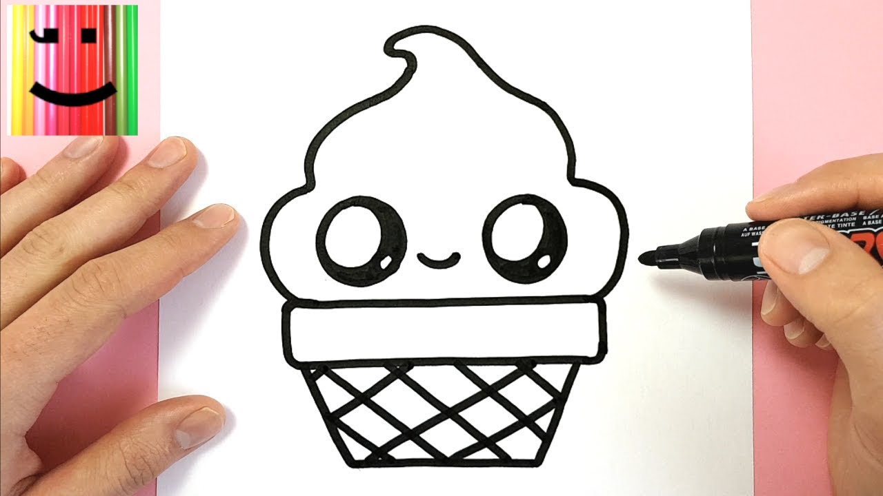 Tuto Dessin Comment Dessiner Une Glace Dans Un Pot Kawaii