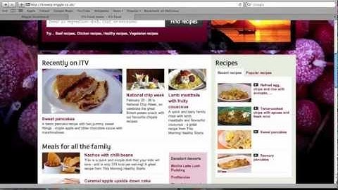 Demo of ITV Food - a Drupal powered website