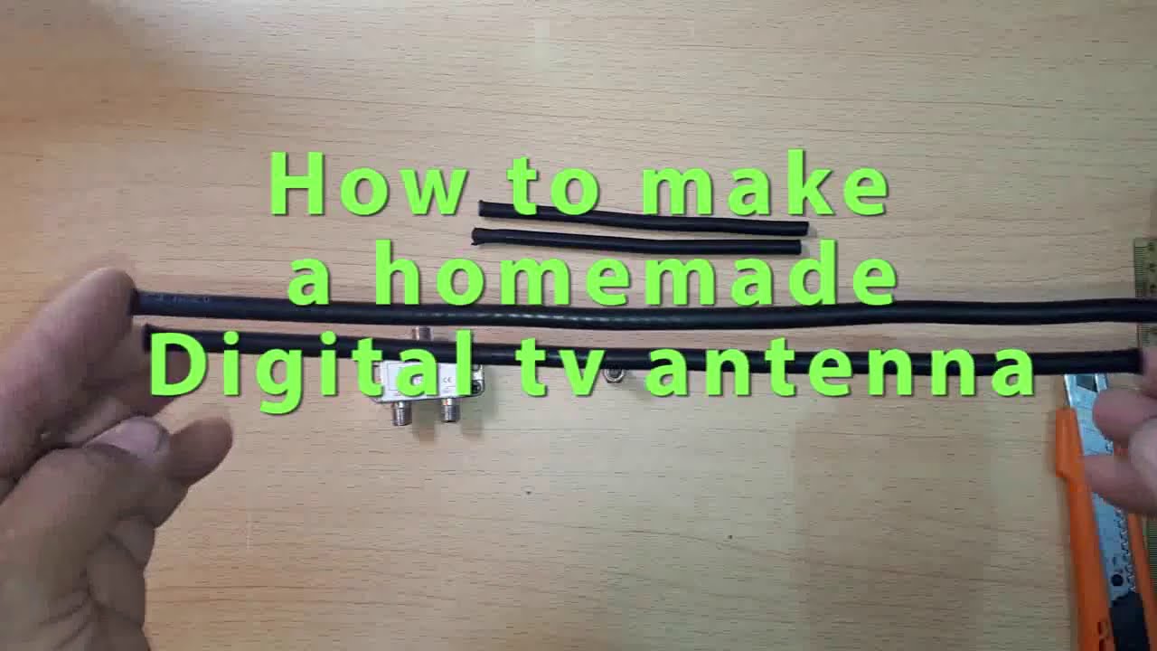 How To Make A Digital Antenna How to make a homemade digital tv antenna | Very economical and Easy