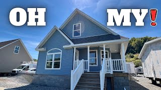 UNIQUE 2 story modular home w/ only 2 bedrooms(no wasted space!) Prefab House Tour