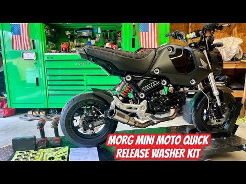 How To Install Quick Release Washers On A 2022+ Honda Grom