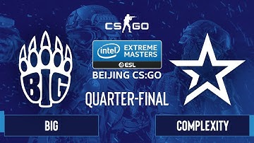 CS:GO - Complexity vs. BIG [Overpass] Map 2 - IEM Beijing 2020 Online - Quarter-final - EU