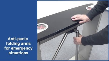 Video of PERCo Box tripod turnstiles