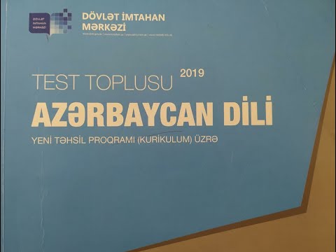 Azərbaycan dili I hissə test toplusu || Köməkçi nitq hissələri (Ümumi məsələlər) 61-108.