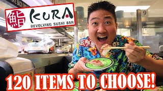 KURA REVOLVING SUSHI BAR! LA's Freshest Sushi Train Experience!