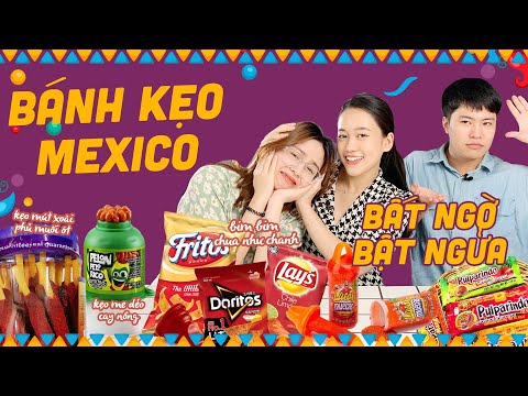 Video HNAG: Thử các loại bánh kẹo Mexico, chua cay độc lạ... - youtube