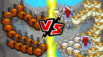 he used the cobra so I used this INSANE lategame strategy... (Bloons TD Battles)