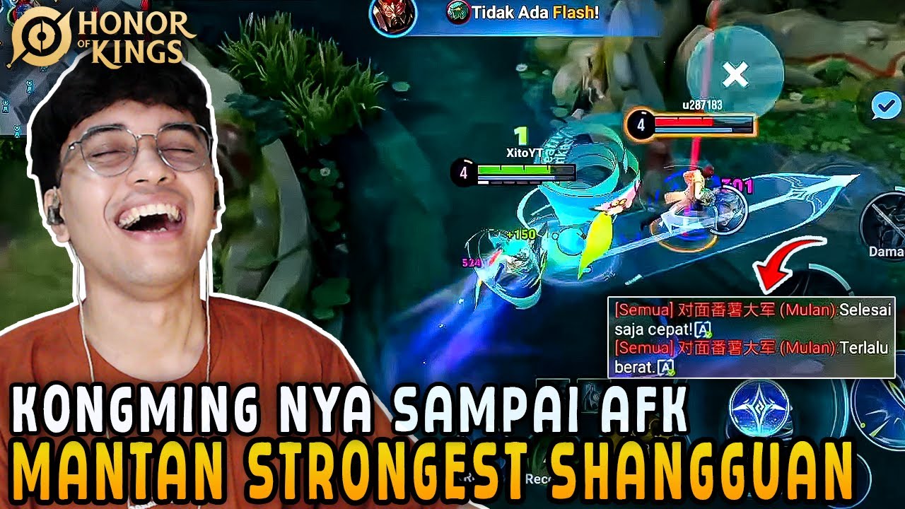 SHANGGUAN | KONGMING NYA SAMPEK AFK | MANTAN STRONGEST SHANGGUAN | XITO | HONOR OF KINGS INDONESIA