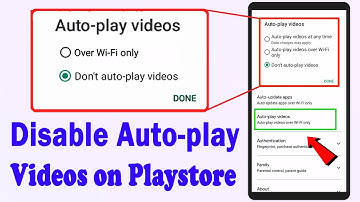 How to turn off Auto Play videos on Play Store  ||  Google play store auto play videos Disable