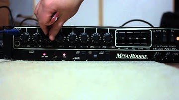 Mesa Boogie Studio Preamp Controls