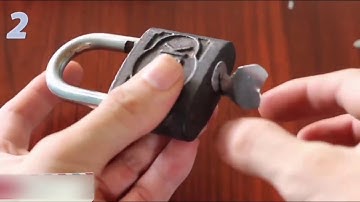 Easiest way to open padlock without key!!!! Life Hacks | Locks Life Hacks