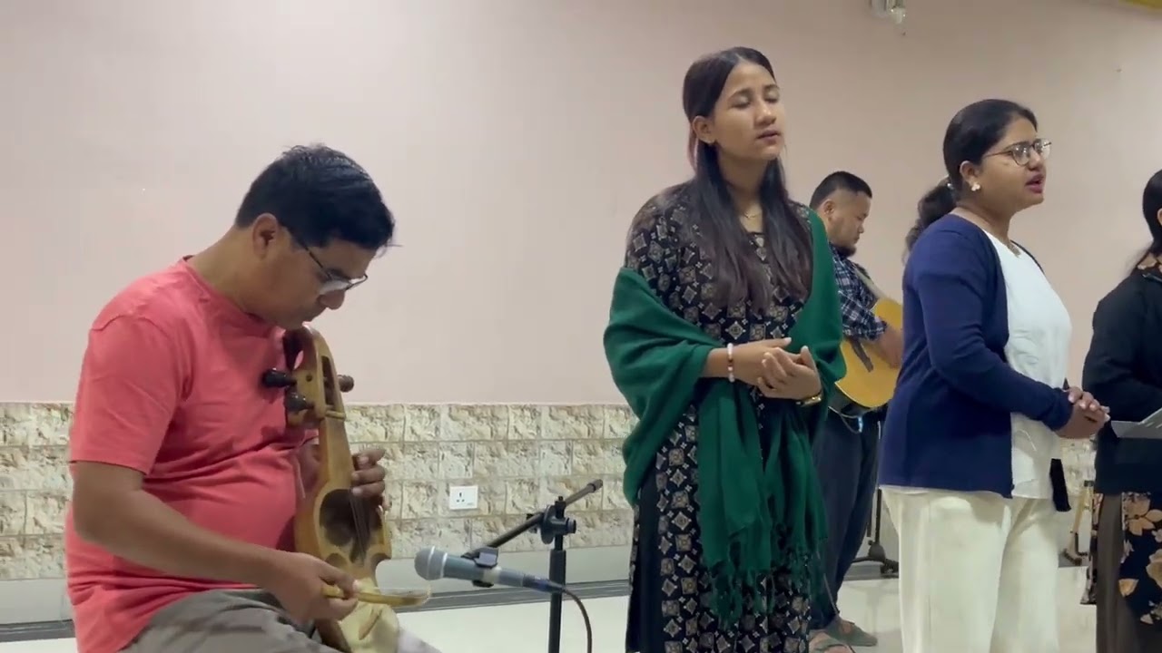 Nepal New covenant college ( NNCC ) students morning Devotion. 