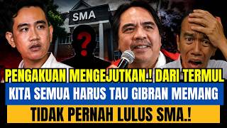 PENGAKUAN MENGEJUTKAN DARI ADE ARMANDO KITA HARUS TAU GIBRAN MEMANG TIDAK PERNAH LULUS SMA.!