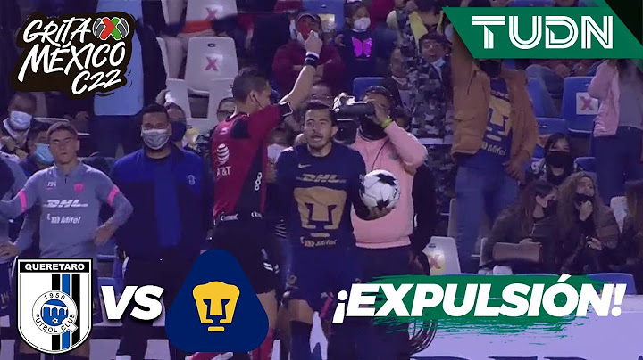 ¡POLÉMICA! VAR expulsa a Mozo por supuesto codazo | Querétaro 1-2 Pumas | Grita México C22 J2 | TUDN