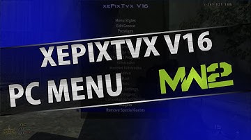 xePixTvx V16 - Mw2 PC Menu