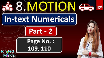 In-text Numericals – Part 2 | Chapter 8 Motion Class 9th Science