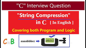 How to compress a String in C |  C Programming in English