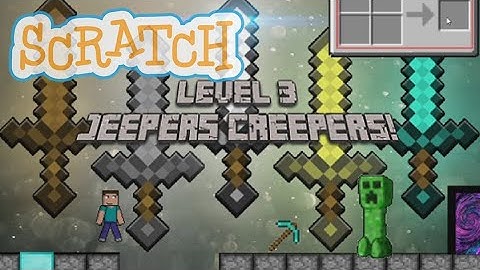 How to make/play MineCraft Platformer game in scratch 👻