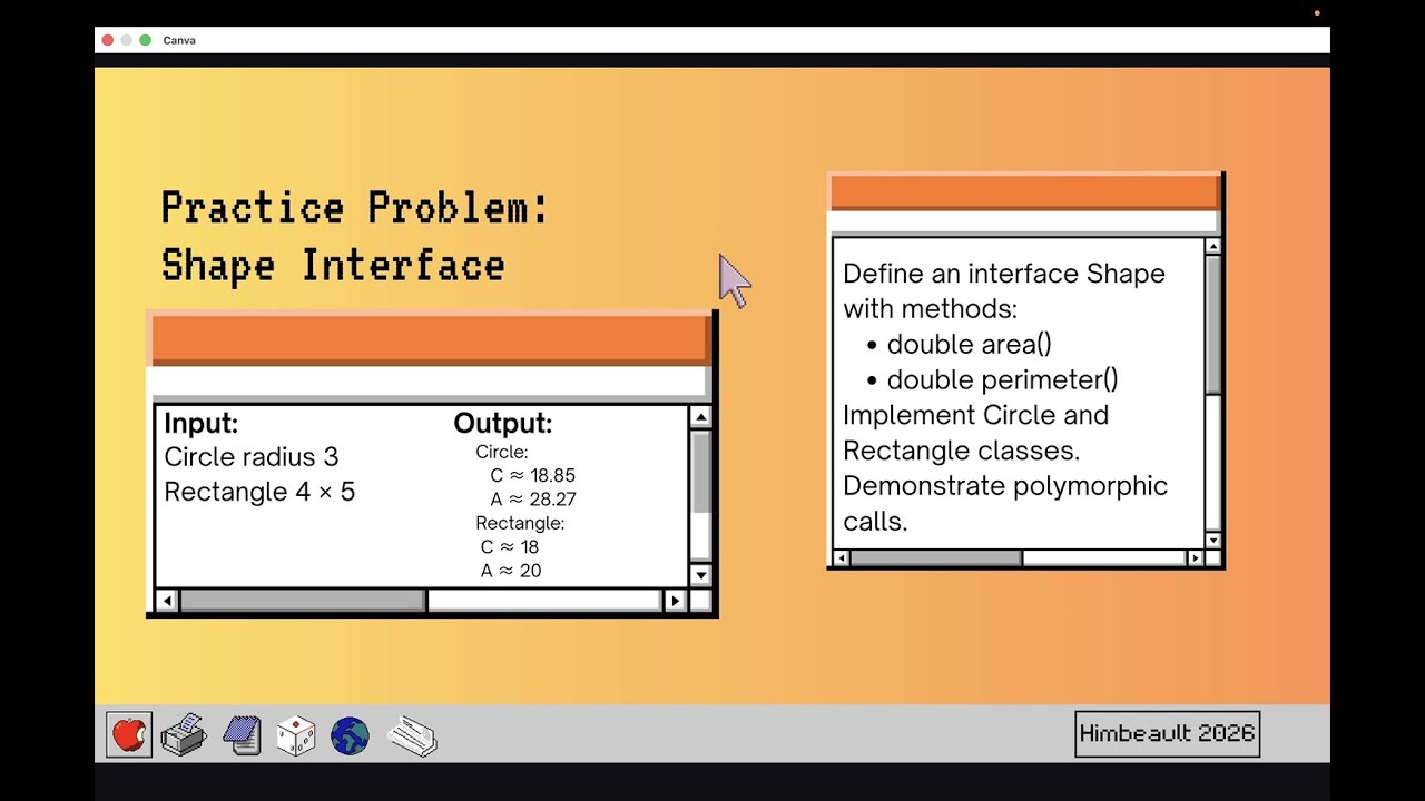 Java Interfaces Explained: Polymorphism with Shape, Circle, and ...