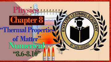 Class 9th | Physics | Chapter 8 - Numerical Problems (8.6-8.10) | PTB | Explore Learning Academy