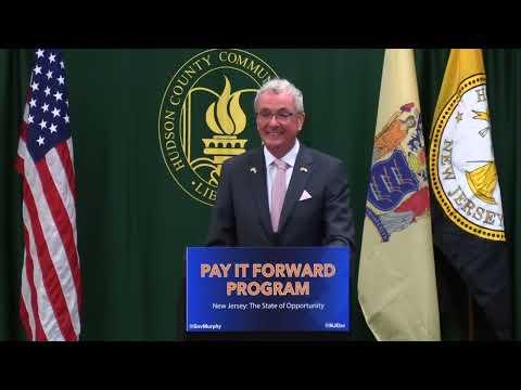 Governor Murphy Announces the New Jersey Pay It Forward Program