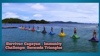 Information Survivor: Cagayan - Immunity Challenge:  Bermuda Triangles Update