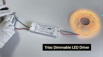 Easy to install Triac Dimmable LED Driver, lever loop in and out connector. #leddriver #electrical