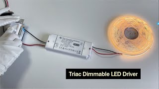 Easy To Install Triac Dimmable Led Driver, Lever Loop In And Out Connector.