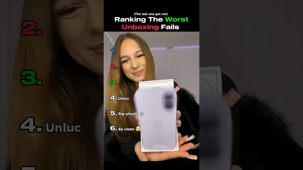 Ranking The Worst Unboxing Phone Fails#shorts