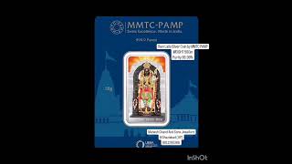 RAM MANDIR AND RAM LALLA SILVER COIN 99.99% OF MMTC PAMP.       https://mydvc.in/d=mcj