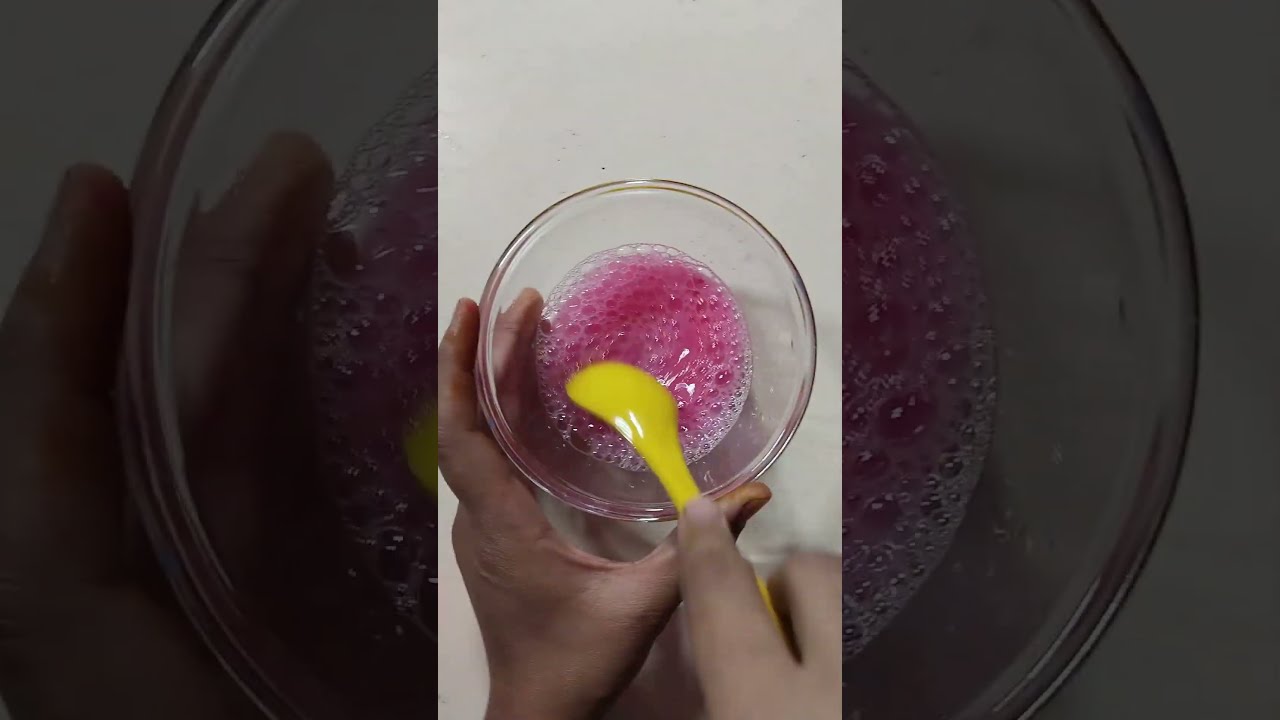 Satisfying Slime Making With Hand Wash ASMR Shorts