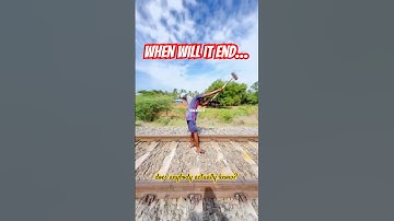 When Will This Train Even End?! 😱🚆 Nobody Knows… #shorts #indianrailways #loop