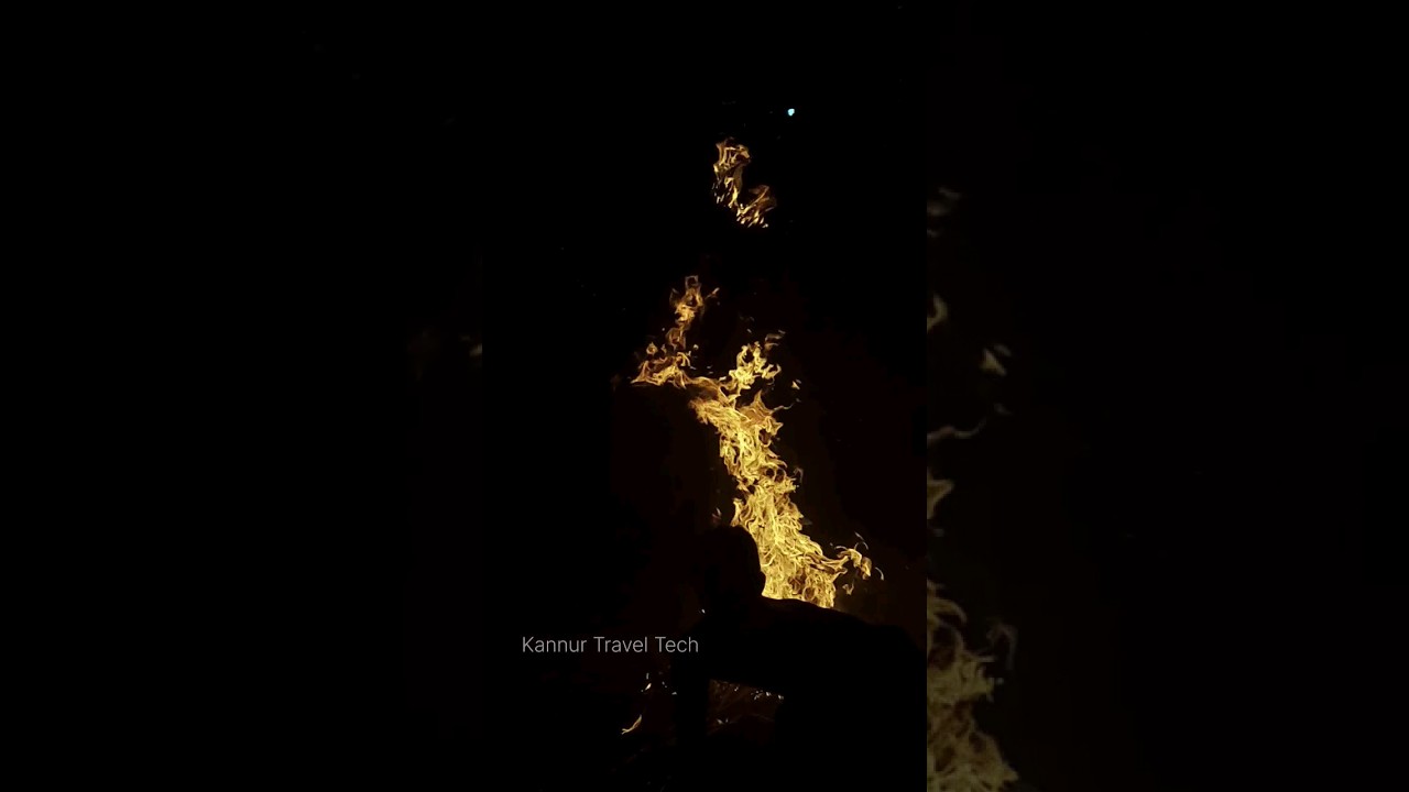 തെയ്യം # കണ്ടനാർ കേളൻ തോറ്റം # Fire Dance # Folklore art's # Kannur Travel Tech