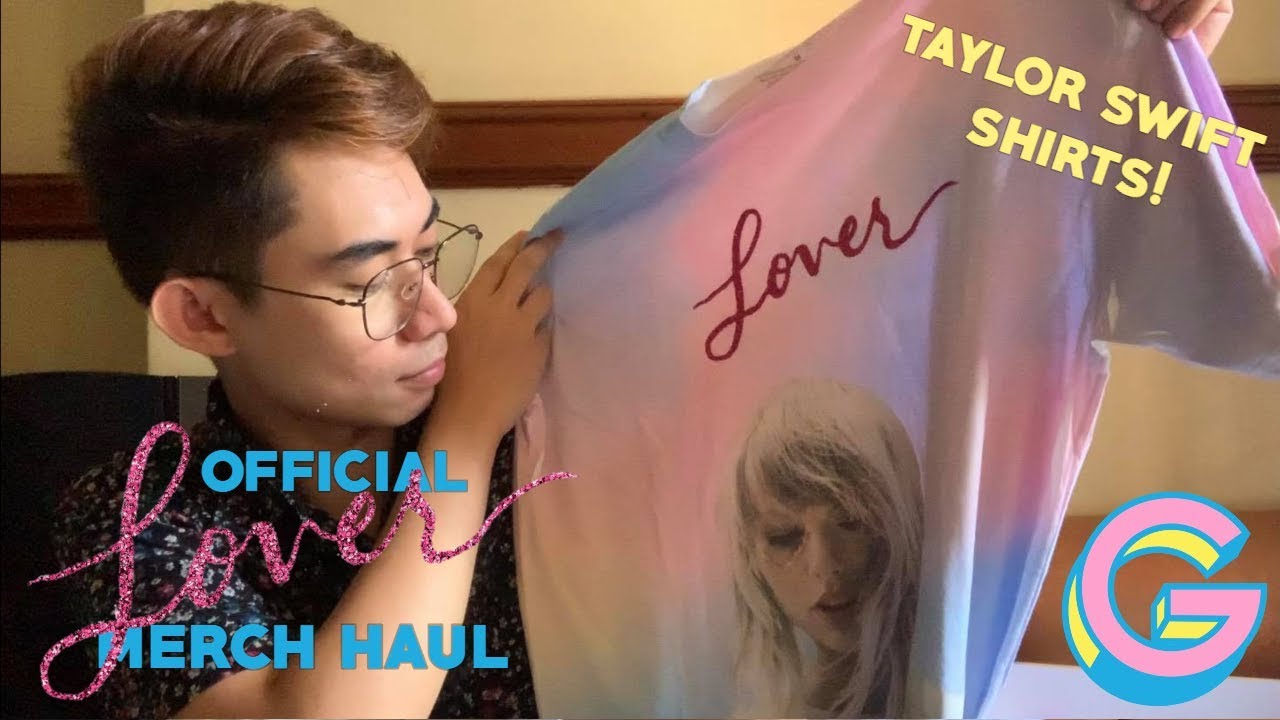 Unboxing Taylor Swift Lover Official Merchandise