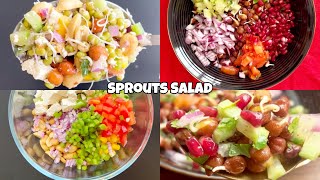 3 Protein Salad for strength | Sprouts Salad Recipes | chana salad , moong salad