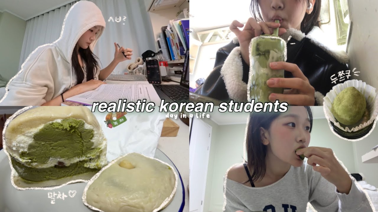 Реалистичный день из жизни корейского студента *довольно продуктивный*