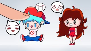 Anime Chibi Fnf Vs Finger Friday Night Funkin Animation Boyfriend And Girlfriend