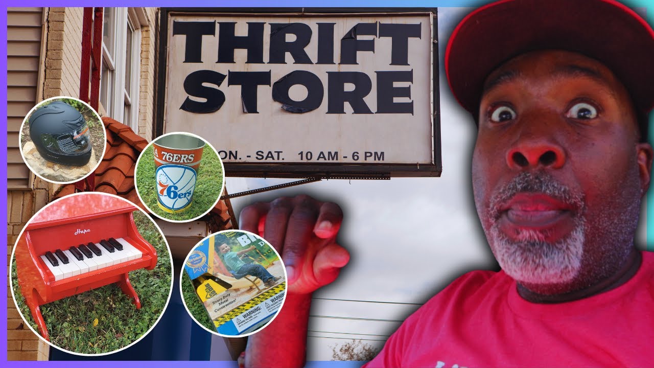 I couldn't believe the items I found at this thrift store - YouTube