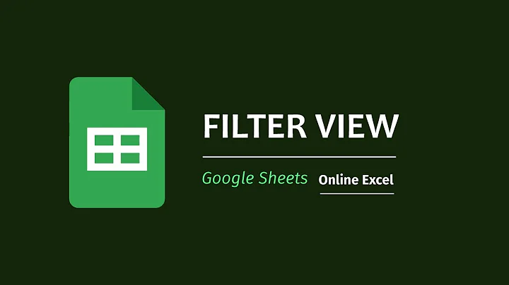 📊 How to Use Filter Views in Google Sheets | Easy Tutorial