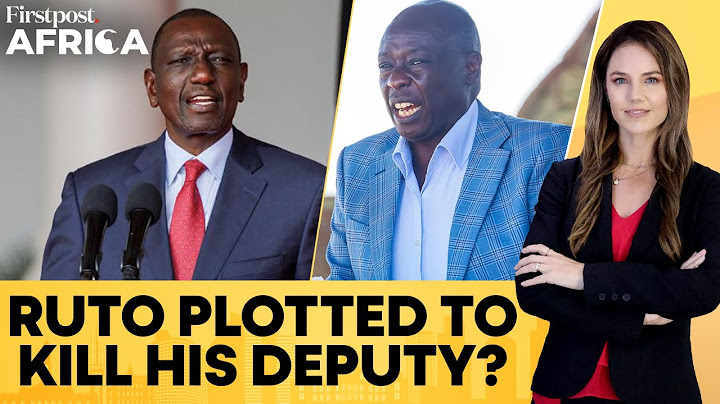 Kenya's Sacked Deputy President Claims Ruto Govt Tried to Kill Him | Firstpost Africa