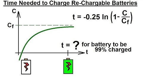 PreCalculus - Logarithmic Function (10 of 23) Example 5, Charging Re-Chargable Batteries
