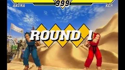 Capcom vs SNK 2 Gameplay: (Akuma Cammy Ryu)