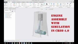 Engine Assembly with Simulation_Creo 4 0