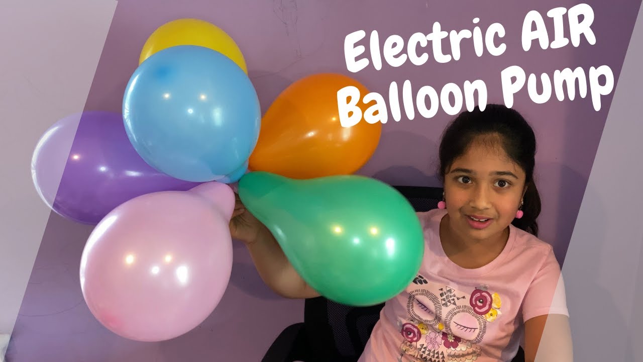 Electric Air Balloon Pump Unboxing + Review - YouTube