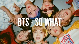 BTS - So what easy lyrics