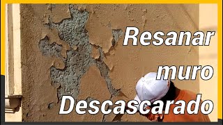 Como Resanar Pared Descascarada