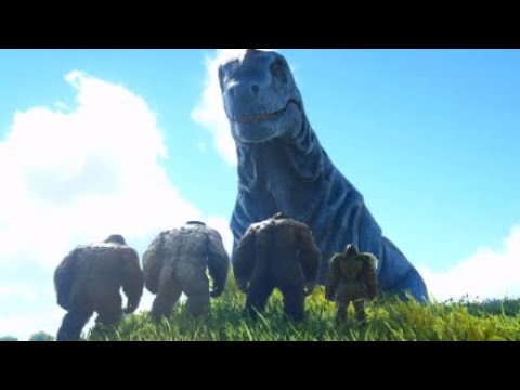 恐竜がダイマックス Arkの生物を巨大化させる方法 Ps4 Ark Survival Evolved ローカル 実況 Youtube