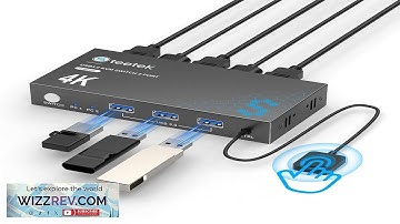 USB 3.0 HDMI KVM Switch 1 Monitors 2 Computers 4K@60Hz KVM Switches Review